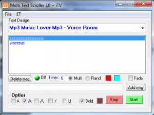 MultitextScroller10+iTV Screenshot