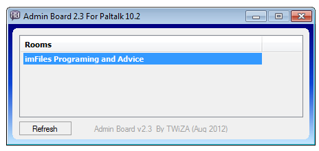 AdminBoard 2.2 For Paltalk 10