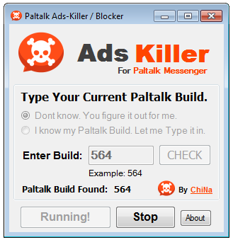 Ads Killer / Blocker (All Paltalk Builds)