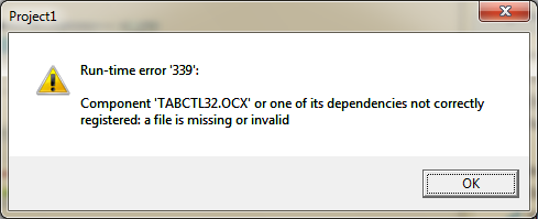 tabctl32-error