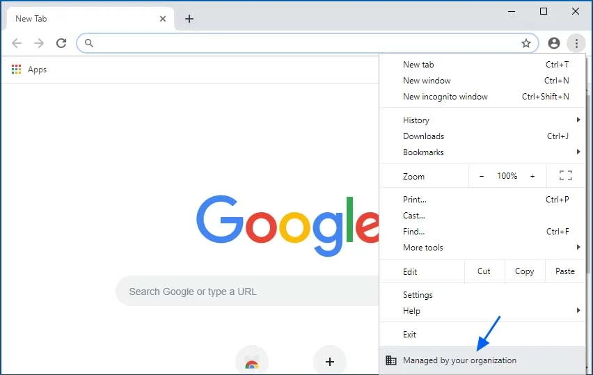 Google Chrome "Managed by Your Organization" Fedora 37